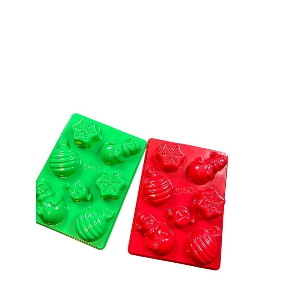 Christmas-Themed Silicone Mold Set For Baking & Crafts